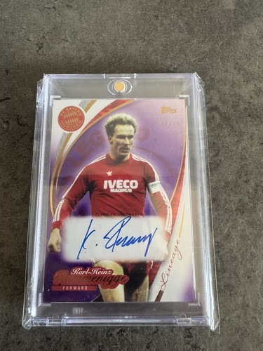 Karl heinz rummenigge card - karl-heinz,