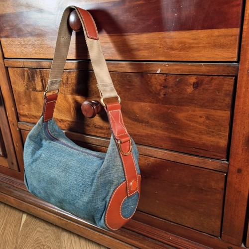 Lancel denim schultertasche - lancel,