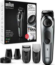 Braun Barttrimmer 7 BT7240, Haarschneider Set, Trimmer Rasierer OHNE GILETTE