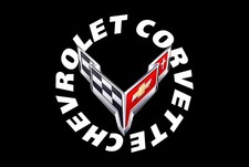 Blechschild chevrolet corvette - blechschild,