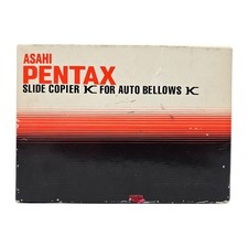 Asahi Pentax Slide Copier W/49 Adapter Diakopiervorsatz Kamera OVP