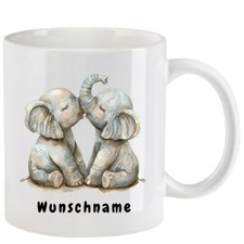 Tasse Elefant aquarell Teil 1