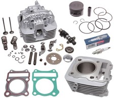 Zylinder Zylinderkopf Kolben Flachkolben Ø 57mm Dichtung Suzuki GN125 GN NF41A