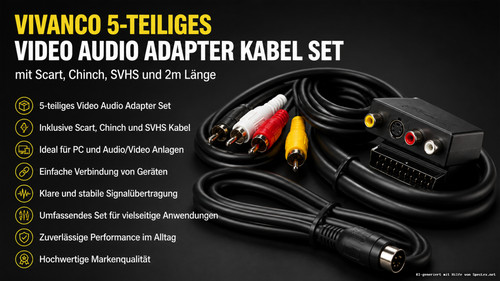 Vivanco set tlg cabel - 2x,