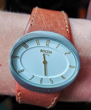 Boccia Damen Armbanduhr Titan Quarz Titanium ,  ungetragen