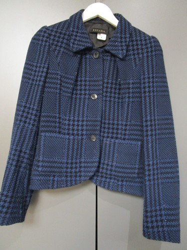 Escada jacke royalblau schwarz - jacke,