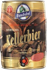 Mönchshof Kellerbier Bier - 5 Liter Partyfass incl. Zapfhahn - 5 Liter/5,4%Vol.
