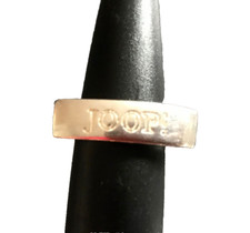 Ring Unisex  JOOP! Silber Durchmesser 19 mm,  Größe 60,  guter Zustand