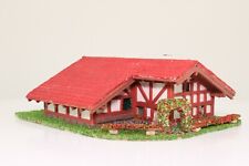 Spur N Bauernhof Stall Scheune Fachwerk Laser Cut aus Holz fertig aufgebaut