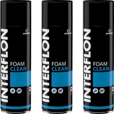 INTERFLON Foam Clean Set 3x 500 ml Aerosol Glasreiniger Spiegelreiniger