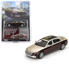 MB Mercedes Benz Maybach S680  - gold / darkred - MiJo - Mini GT 1:64
