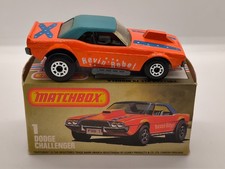 DODGE CHALLENGER REVIN REVEL MATCHBOX SUPERFAST No.1  ENGLAND VON 1981 OVP BOX
