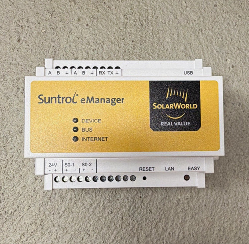 Solarworld suntrol emanager - solarworld,