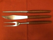 Tranchierbesteck mit Wetzstahl Dreizack Solingen Ed.Wüsthof 3 Teile Edel !!!