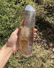 Phantomquarz - Rauchquarz Mit Lodolith-Einschluss (Feenstein) 1580g