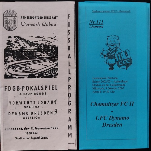 Fußballprogramme dynamo - 2,