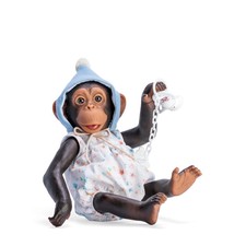 ausdrucksstarkes Affenbaby-32 cm-Asi Asivil-Vinyl-neu im Karton (6)