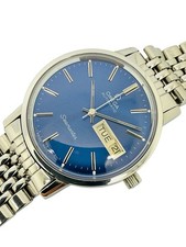 Vintage Omega Seamaster Automatic Day-Date Blau 1978 Cal. 1020 SS Ref. 166.0209.