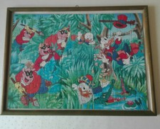 Bild Bilderrahmen Panzerknacker Walt Disney, Holzrahmen, Kinderzimmer, Puzzle
