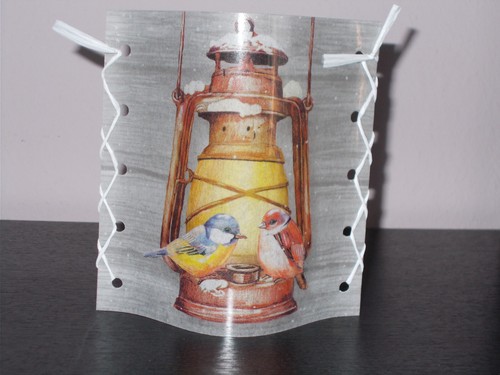 Deko windlicht vögel laterne - vögel,