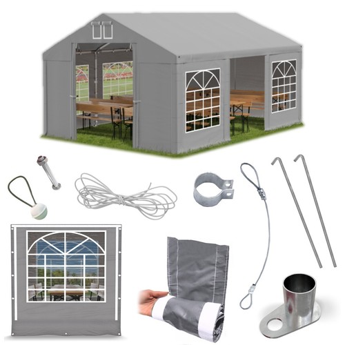 Partyzelt 4x6 pavillon - partyzelt,