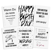 Sarkastische GEBURTSTAGSKARTEN