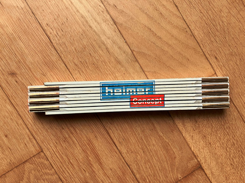 Zollstock mit werbung - 2, m