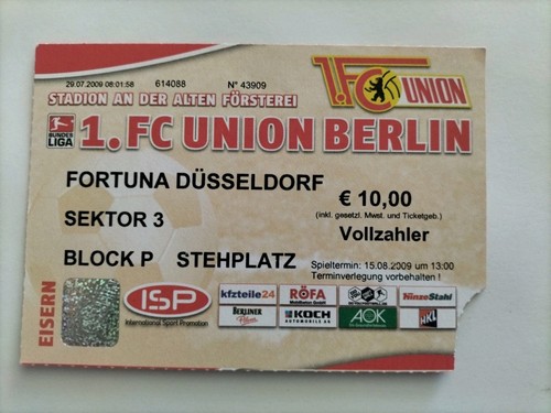 Sammler ticket 1 fc - sammler,