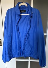 GUCCI Herren Regen Jacke in Blau, Größe 56, ungetragen
