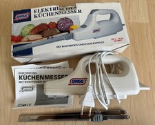 Elektrisches Küchenmesser  Sehr selten benutzt  Originalkarton Quigg Rostfrei