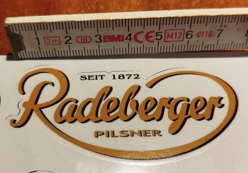 Radeberger brauerei aufkleber - brauerei,