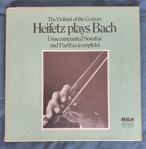 Heifetz plays bach - bach:, vinyl
