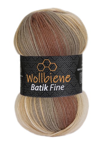 Wollbiene batik fine wolle - batik,