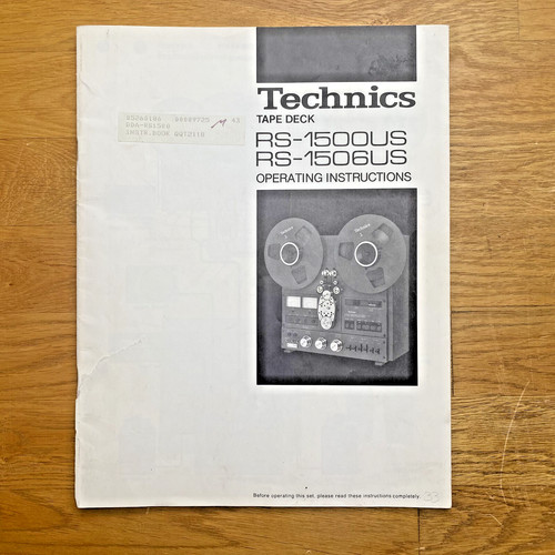 Bda technics rs - -, rs-1500