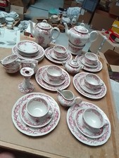 Villeroy Boch Valeria Rot Teeservice Für 10 Personen Sehr Gut Erhalten