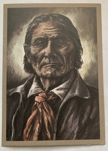 Kunst postkarte motiv indianer - motiv,