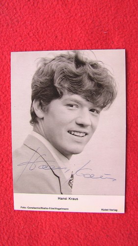 Hansi kraus autogramm signiert - kraus,