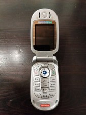 Motorola V550 Kult-Handy Klapphandy Klapptelefon SILBER mit Akku Ungeprüft 