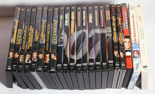 James bond 007 - dvd, sammlung