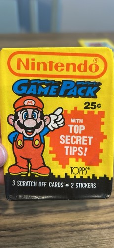 Topps 1989 nintendo game - topps, pack