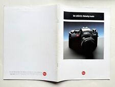 LEITZ LEICA R5 Kamera Prospekt Broschüre 32 Seiten 1987 