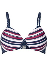 Bikini-Oberteil blau 36E Damen