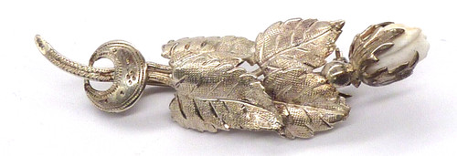 Brosche antik 800 silber - antik,
