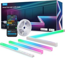Govee H61B6 RGBIC LED Strip mit Profil,10M Smart LED Streifen Alexa & G