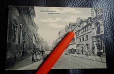 Postkarte AK Braunschweig Brunsviga Wendenstrasse Geschäfte Menschen 1907