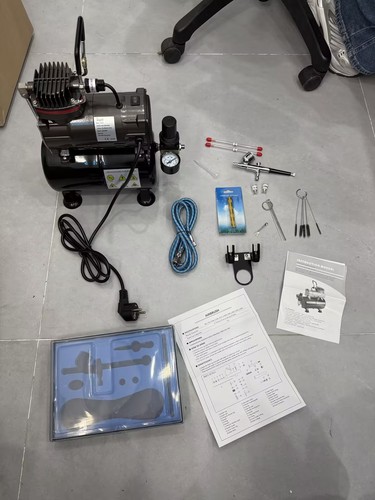 Airbrush komplett set - airbrush,