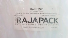 Rajapack Schlauchfolie Gaine22B, 100 μ, 150 m lang, 220mm breit