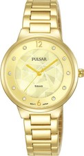 PULSAR Armbanduhr Damen PH8516X1 Quarzuhr Edelstahl 30mm goldfarben B-WARE