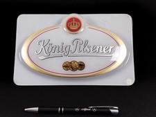 Werbeschild klein - König Pilsener – Brauerei - Sammlungsauflösung aus Nachlass