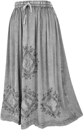 Bestickter boho hippierock - bestickter,